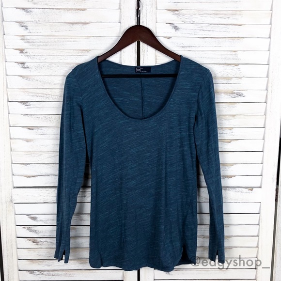GAP Tops - Gap | Spacedye Long-Sleeve Tee